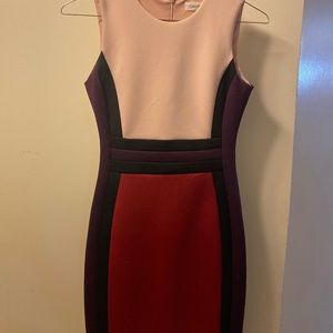 Calvin Klein color block  dress